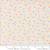 Image of the Raspberry Summer Sprout Cloud quilting cotton fabric by Sherri & Chelsi for Moda Fabrics. Features leaves on a cream background. Cute Little Fabric Shop