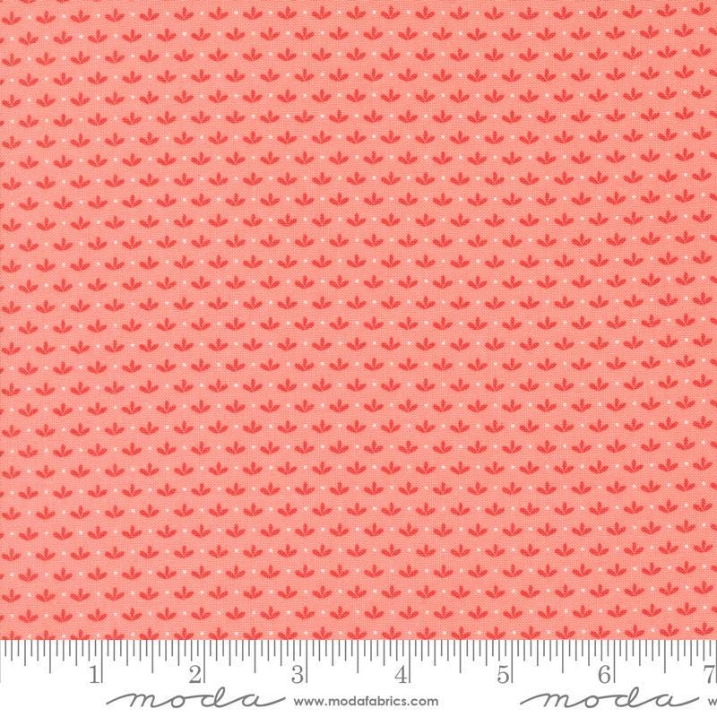 Flower Power Raspberry Fabric SALE Raspberry Summer Sprout 37694 Carnation - Moda Fabrics - Leaves L ...