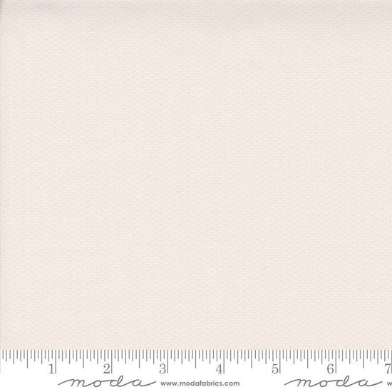 Image of the Itty Bitty Background Gatherings Diamond Off White quilting cotton fabric by Moda Fabrics. Features diamonds on a cream background. Cute Little Fabric Shop