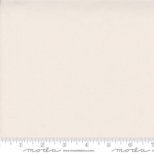 Image of the Itty Bitty Background Gatherings Diamond Off White quilting cotton fabric by Moda Fabrics. Features diamonds on a cream background. Cute Little Fabric Shop