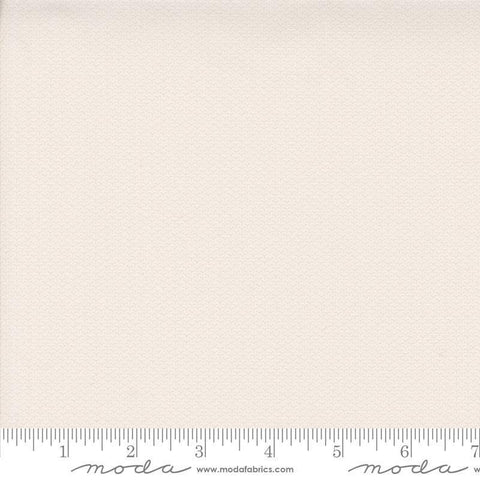 Image of the Itty Bitty Background Gatherings Diamond Off White quilting cotton fabric by Moda Fabrics. Features diamonds on a cream background. Cute Little Fabric Shop
