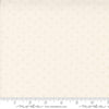 Image of the Itty Bitty Background Gatherings Tiny Porcelain quilting cotton fabric by Moda Fabrics. Features flowers on a white background. Cute Little Fabric Shop