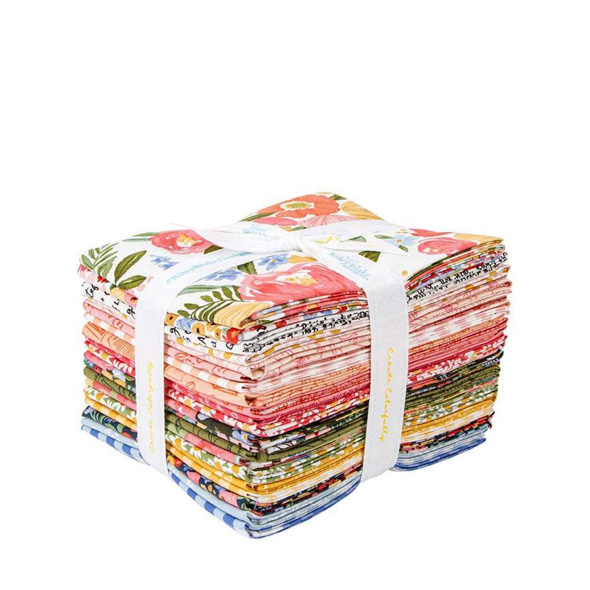 Image of the Floral Charms fat quarter bundle by Kelsey Carlson for Riley Blake Designs. Features floral fabrics. 
Cute Little Fabric Shop