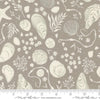 Image of the Seaglass Summer Tide Pool Sandstone quilting cotton fabric by Moda Fabrics. Features damask on a tan background. Cute Little Fabric Shop