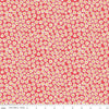 Image of the Floral Charms Daisies Raspberry quilting cotton fabric by Kelsey Carlson for Riley Blake Designs. Features flowers on a pink background. Cute Little Fabric Shop