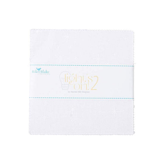 Image of the Lights On 2 5 inch Stacker by assorted RBD designers for Riley Blake Designs. Features low volume fabrics. 
Cute Little Fabric Shop