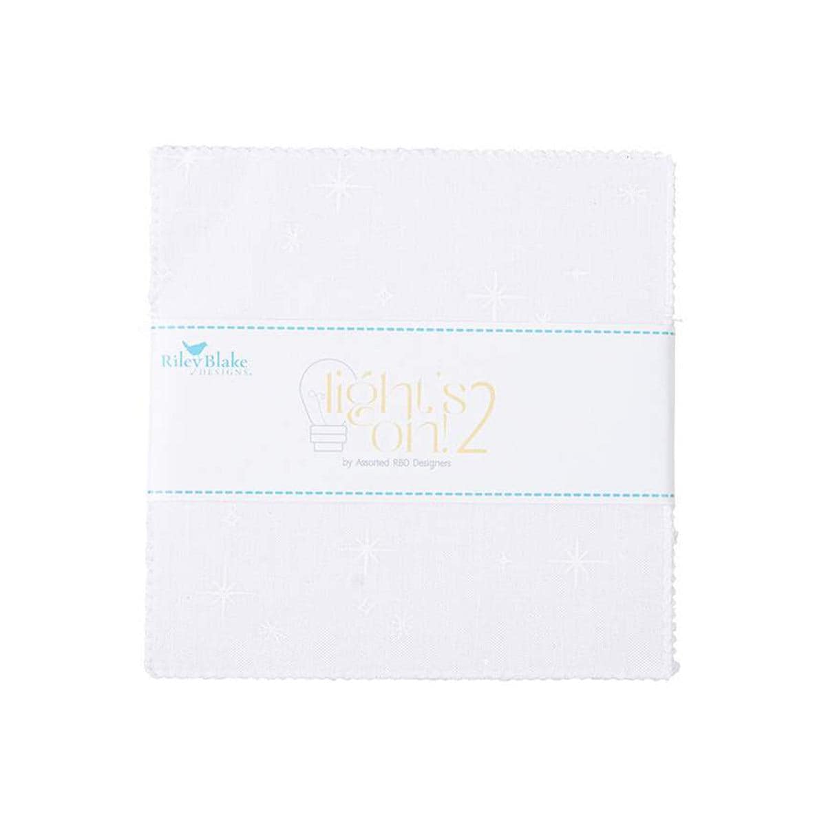 Image of the Lights On 2 5 inch Stacker by assorted RBD designers for Riley Blake Designs. Features low volume fabrics. 
Cute Little Fabric Shop