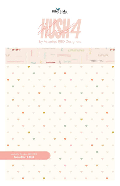 Image of the Hush Hush Storyboard by Riley Blake Designs. Features low volume fabrics. 
Cute Little Fabric Shop