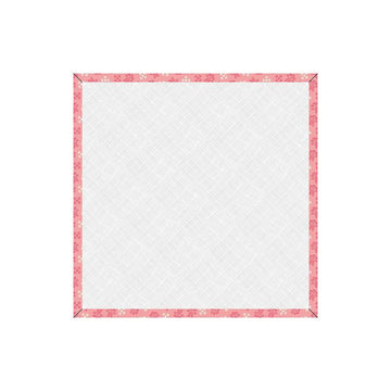 Image of the Lori Holt Piece & Plenty 14 inch Design Board Coral by Riley Blake Designs. Features a pink bordered design board. 
Cute Little Fabric Shop