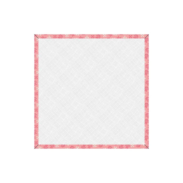 Image of the Lori Holt Piece & Plenty 14 inch Design Board Coral by Riley Blake Designs. Features a pink bordered design board. 
Cute Little Fabric Shop