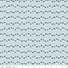 Image of the Forest Village Mushrooms Sky quilting cotton fabric by Little Forest Atelier for Riley Blake Designs. Features a mushrooms on a blue background. Cute Little Fabric Shop