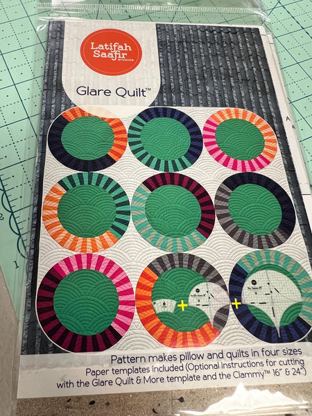 Glare Quilt PATTERN LSS-00026 by Latifah Saafir Studios - Moda Fabrics - INSTRUCTIONS Only - Machine Pieced - Multiple Sizes Quilt Pillow