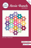 Image of the Hexie Bunch quilt pattern by Sew Mariana for Moda Fabrics. Features a geometric flower quilt. 
Cute Little Fabric Shop