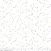 DEAL Blossom on White Rainbow - Riley Blake Designs - Quilting Cotton Fabric