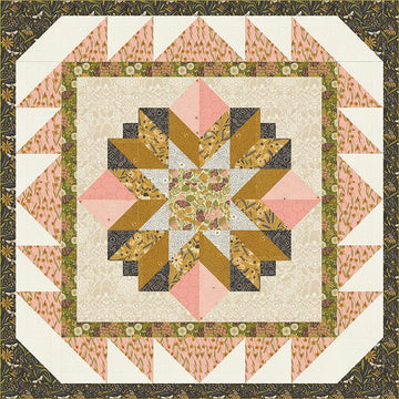 Image of the Summer Garden quilt pattern by Gingiber for Moda Fabrics. Features flowers on a square quilt.
Cute Little Fabric Shop