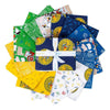 Image of the FFA Forever Blue 2 Fat Quarter Bundle by Riley Blake Designs. Features FFA themed fabrics. Official Licensed Product. 
Cute Little Fabric Shop
