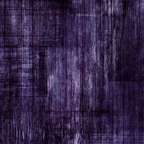 Image of the Into the Woods Texture Blender Violet quilting cotton fabric by Dan Morris for QT Fabrics. Features a textured pattern on a purple background. Cute Little Fabric Shop