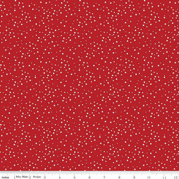 Image of the Stars and Stripes Forever Stars Red quilting cotton fabric by Lori Whitlock for Riley Blake Designs. Features stars on a red background. Cute Little Fabric Shop