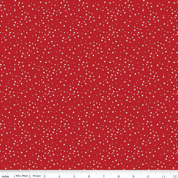 Image of the Stars and Stripes Forever Stars Red quilting cotton fabric by Lori Whitlock for Riley Blake Designs. Features stars on a red background. Cute Little Fabric Shop