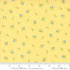 Image of the On Lake Time Flowers Daisy quilting cotton fabric by Deb Strain for Moda Fabrics. Features flowers on a yellow background. Cute Little Fabric Shop