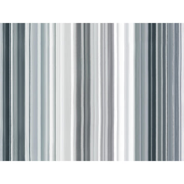 Image of the Synergy Stripe Gray quilting cotton fabric by QT Fabrics. Features stripes on a gray background. Cute Little Fabric Shop