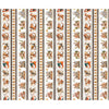 Image of the Dragon Dreams Dragon Decorative Stripe Multi quilting cotton fabric by Dan Morris for QT Fabrics. Features stripes on a cream background. Cute Little Fabric Shop