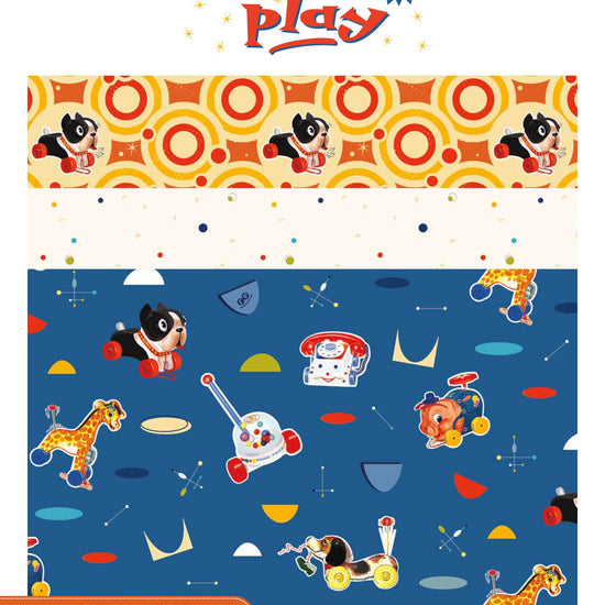 Image of the Pop n Play storyboard by Riley Blake Designs. Features Fisher Price toy fabrics. Official Licensed Products.
Cute Little Fabric Shop