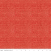 Image of the Sewing Seeds III Stipple Red quilting cotton fabric by Lori Holt for Riley Blake Designs. Features dots on a red background. Cute Little Fabric Shop