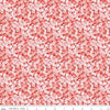 Image of the Sewing Seeds III Phlox Petals Pink quilting cotton fabric by Lori Holt for Riley Blake Designs. Features flowers on a pink background. Cute Little Fabric Shop