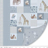 Image of the Double Lush Velvet Blue Safari Stargazing
 quilting cotton fabric by Riley Blake Designs. Features baby boy velvet patterns
Cute Little Fabric Shop
