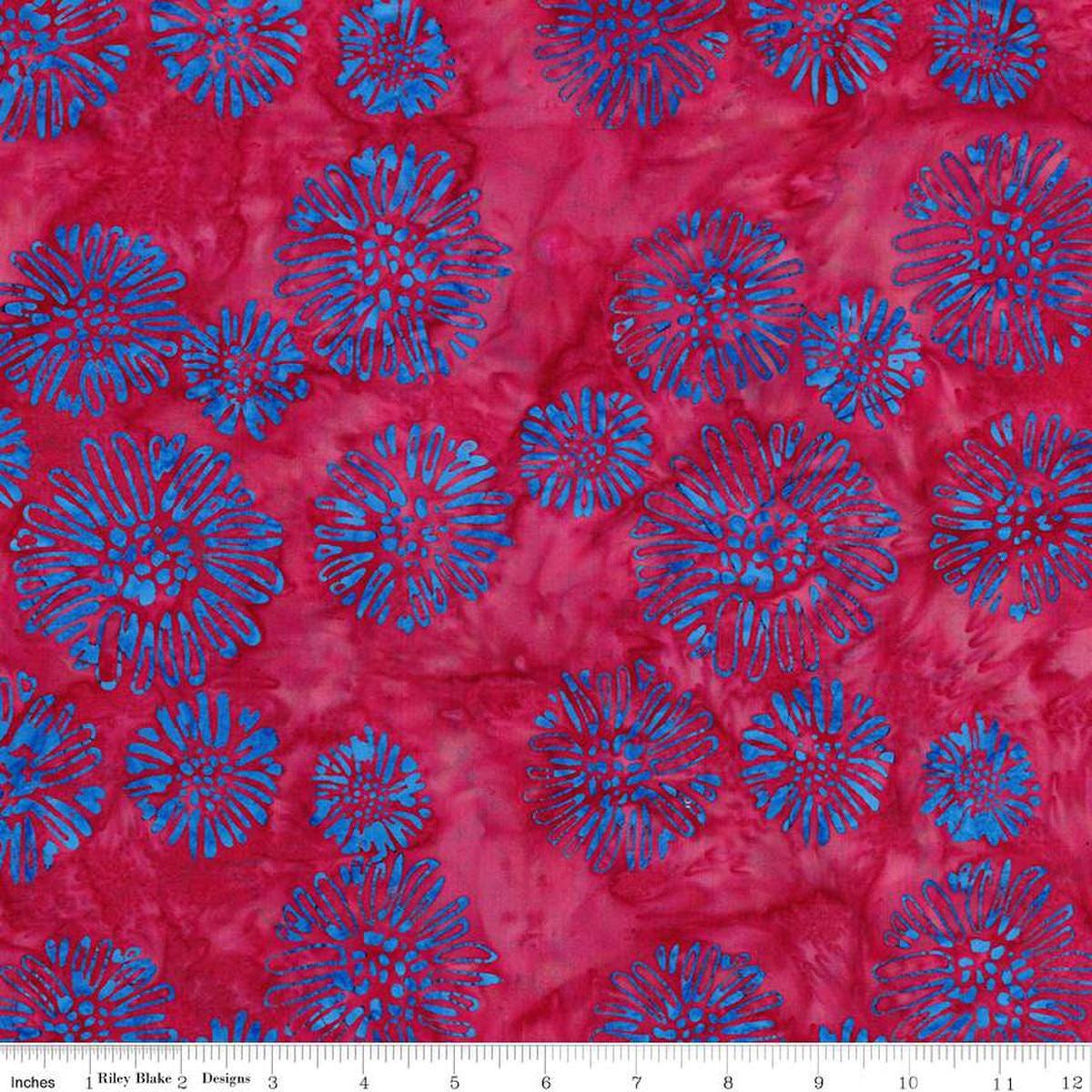 Image of the Expressions Batiks Let Freedom Reign Fireworks quilting cotton fabric by Riley Blake Designs. Features patriotic fabrics. 
Cute Little Fabric Shop