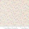 Image of the Raspberry Summer Beaded Cloud quilting cotton fabric by Sherri & Chelsi for Moda Fabrics. Features lines on a white background. Cute Little Fabric Shop