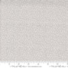 Image of the Itty Bitty Background Gatherings Little Leaf Gray quilting cotton fabric by Moda Fabrics. Features leaves on a gray background. Cute Little Fabric Shop