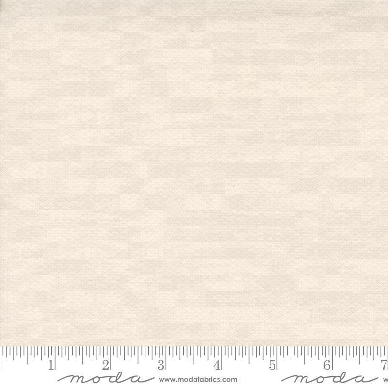 Image of the Itty Bitty Background Gatherings Diamond Porcelain quilting cotton fabric by Moda Fabrics. Features diamonds on a cream background. Cute Little Fabric Shop