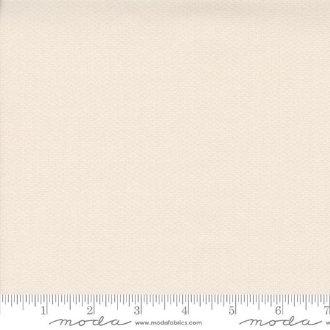 Image of the Itty Bitty Background Gatherings Diamond Porcelain quilting cotton fabric by Moda Fabrics. Features diamonds on a cream background. Cute Little Fabric Shop