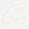 Image of the Night Flight Mosaic White quilting cotton fabric by Morris Creative Group for QT Fabrics. Features swirls on a white background. Cute Little Fabric Shop