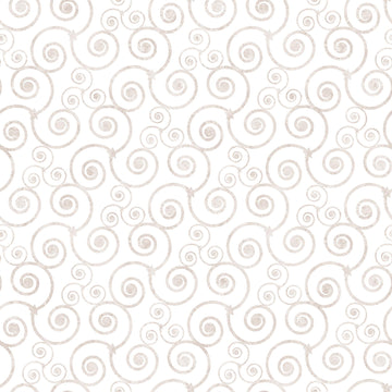 Image of the Night Flight Mosaic White quilting cotton fabric by Morris Creative Group for QT Fabrics. Features swirls on a white background. Cute Little Fabric Shop