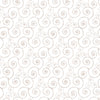 Image of the Night Flight Mosaic White quilting cotton fabric by Morris Creative Group for QT Fabrics. Features swirls on a white background. Cute Little Fabric Shop