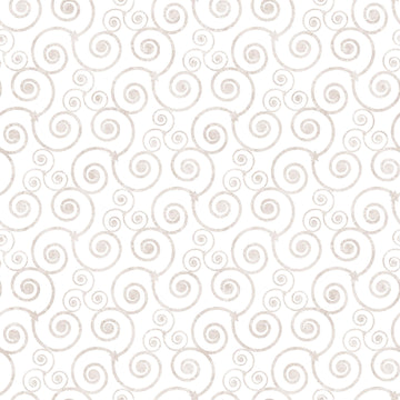 Image of the Night Flight Mosaic White quilting cotton fabric by Morris Creative Group for QT Fabrics. Features swirls on a white background. Cute Little Fabric Shop