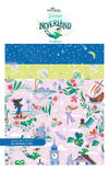 Image of the Forever Neverland storyboard by Jill Howarth for Riley Blake Designs. Features peter pan themed fabrics. 
Cute Little Fabric Shop