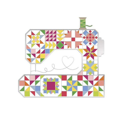 Image of the Sewing Machine Needle Minder by Riley Blake Designs. Features a sewing machine. 
Cute Little Fabric Shop