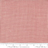 Image of the Woven Ginghams Garance Pearl quilting cotton fabric by French General for Moda Fabrics. Features printed gingham on a pink background. 
Cute Little Fabric Shop