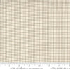 Image of the Woven Ginghams Roche Pearl quilting cotton fabric by French General for Moda Fabrics. Features printed gingham on a beige background. 
Cute Little Fabric Shop