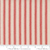 Image of the Farm And Garden Canvas Tomato by Cathe Holden for Moda Fabrics. Features red stripes on canvas. 
Cute Little Fabric Shop