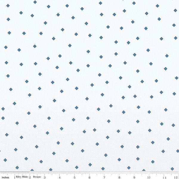 Image of the Wide Back Serenity Blues Gemstones Stone quilting cotton fabric by Gerri Robinson for Riley Blake Designs. Features a blue and white fabric.
Cute Little Fabric Shop