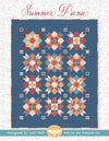 Image of the Summer Picnic quilt pattern by It's Sew Emma for Riley Blake Designs. Features a star block quilt.
Cute Little Fabric Shop