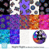 Image of the Night Flight 10 inch stacker by Morris Creative Group by QT Fabrics. Features bright colored fabrics. 
Cute Little Fabric Shop