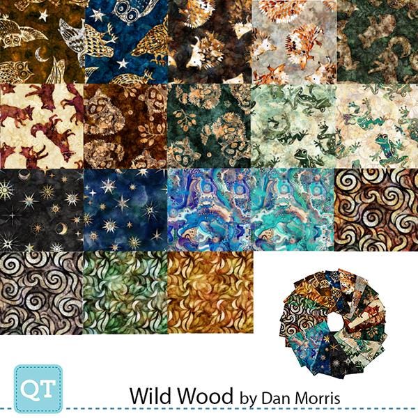 Image of the Wild Wood Fat Quarter Bundle by Morris Creative Group for QT Fabrics. Features wild animals on various fabrics.
Cute Little fabric Shop