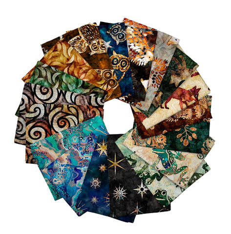 Image of the Wild Wood Fat Quarter Bundle by Morris Creative Group for QT Fabrics. Features wild animals on various fabrics.
Cute Little fabric Shop