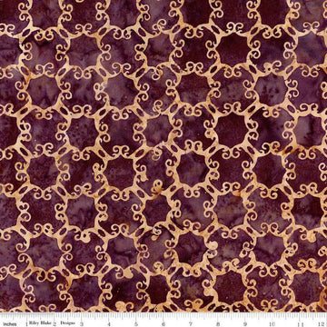 Image of the Expressions Batiks Victorian Garden Organza quilting cotton fabric by Riley Blake Designs. Features abstract patterns. 
Cute Little Fabric Shop